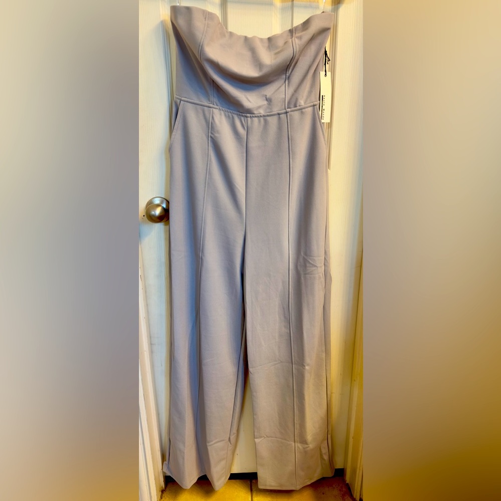 Haute Monde Gray Medium Jumpsuit